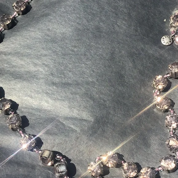 JCrew faux pink diamond necklace - Picture 4 of 4